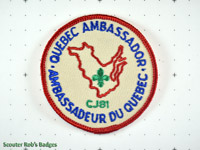 CJ'81 Quebec Ambassador